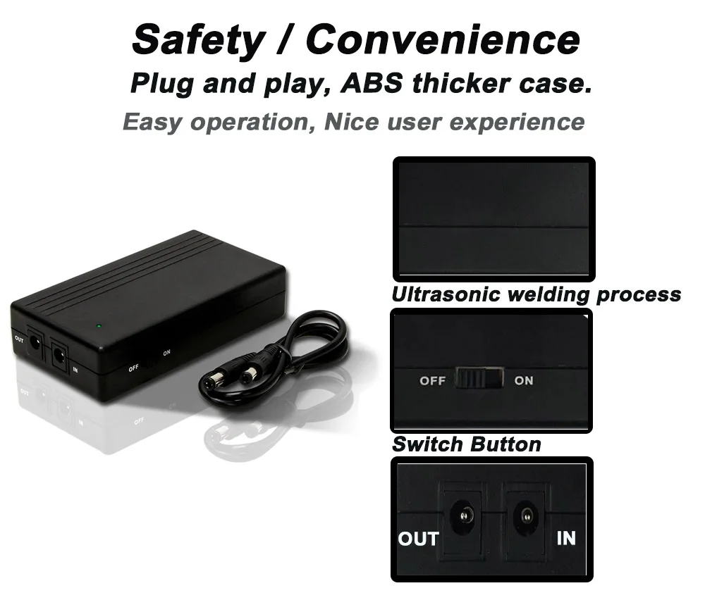 Батарея резервного копирования портативные мини ИБП 5v источник бесперебойного