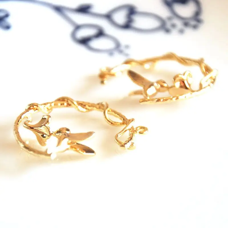 Оптовая продажа 4 шт./лот золотой цвет подвески золотые ювелирные изделия сделай