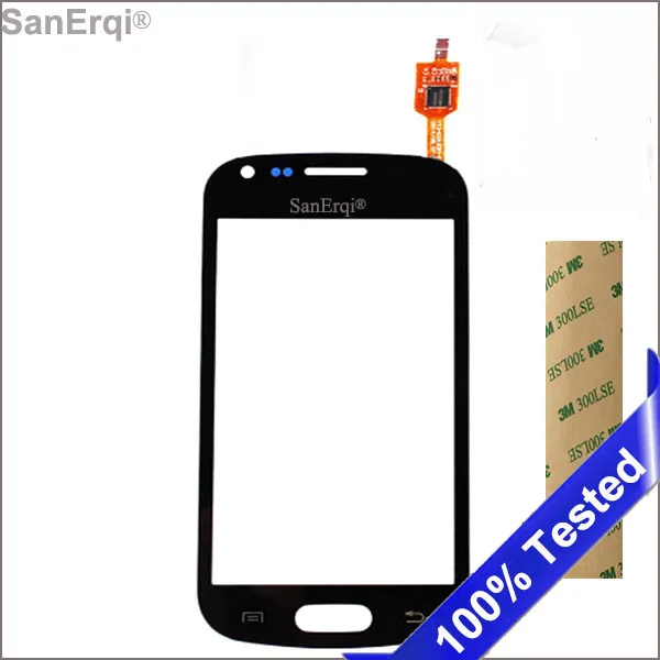 Для samsung Galaxy Trend S7560 S7562 S Duos GT-S7562 7562 7560 Сенсорный экран ЖК-дисплей дисплейная линза SanErqi Сенсор Панель планшета