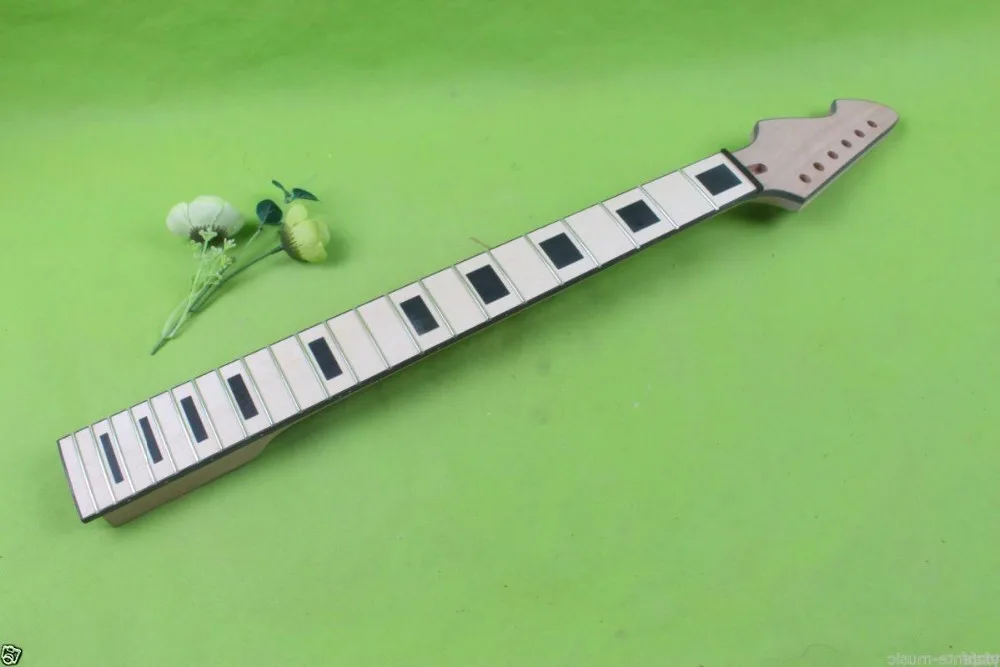 Одна новая левая Неоконченная электрогитара шея 22 лада 628 мм из красного дерева