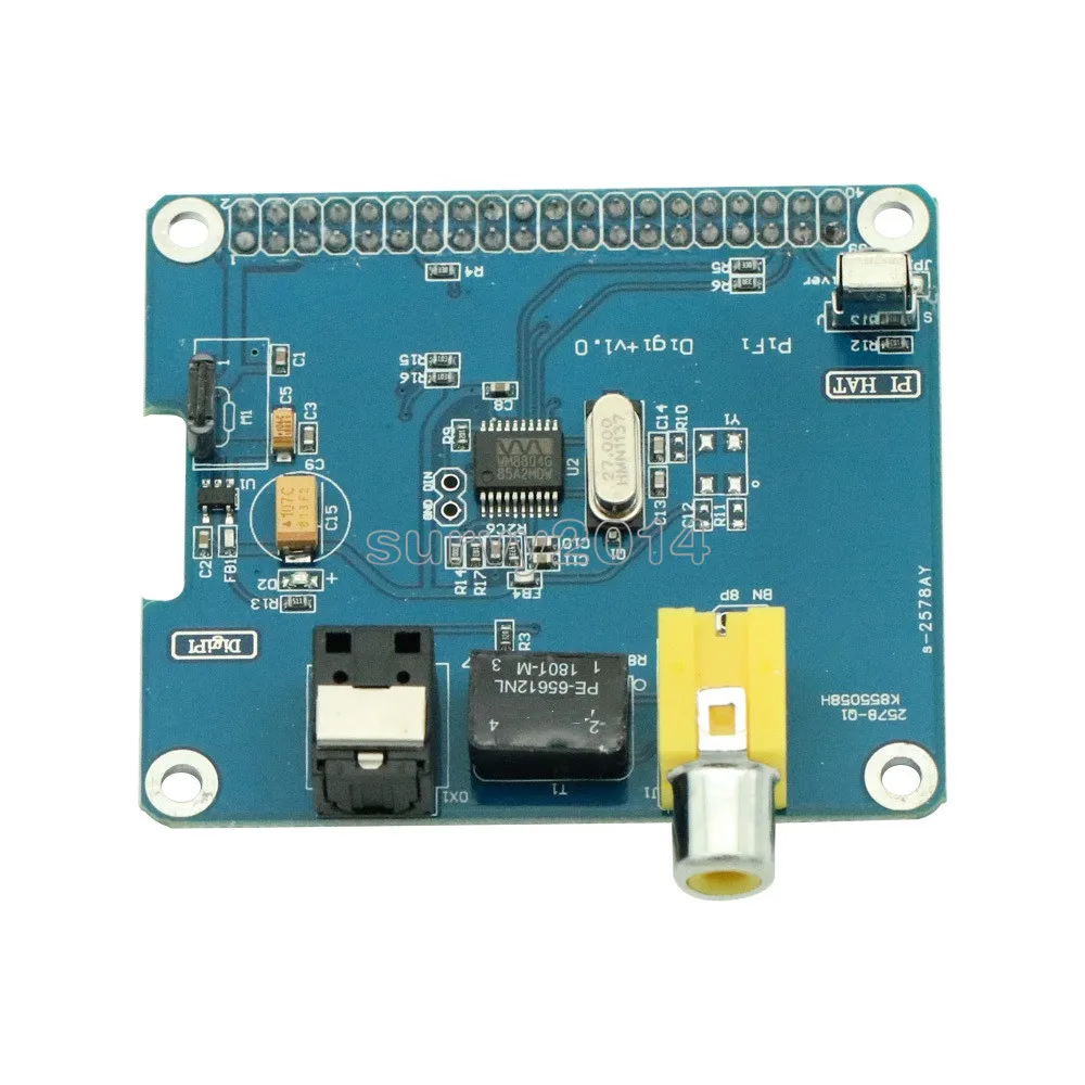 PIHI Hi Fi Digi + цифровая звуковая карта I2S SPDIF плата расширения оптического волокна для