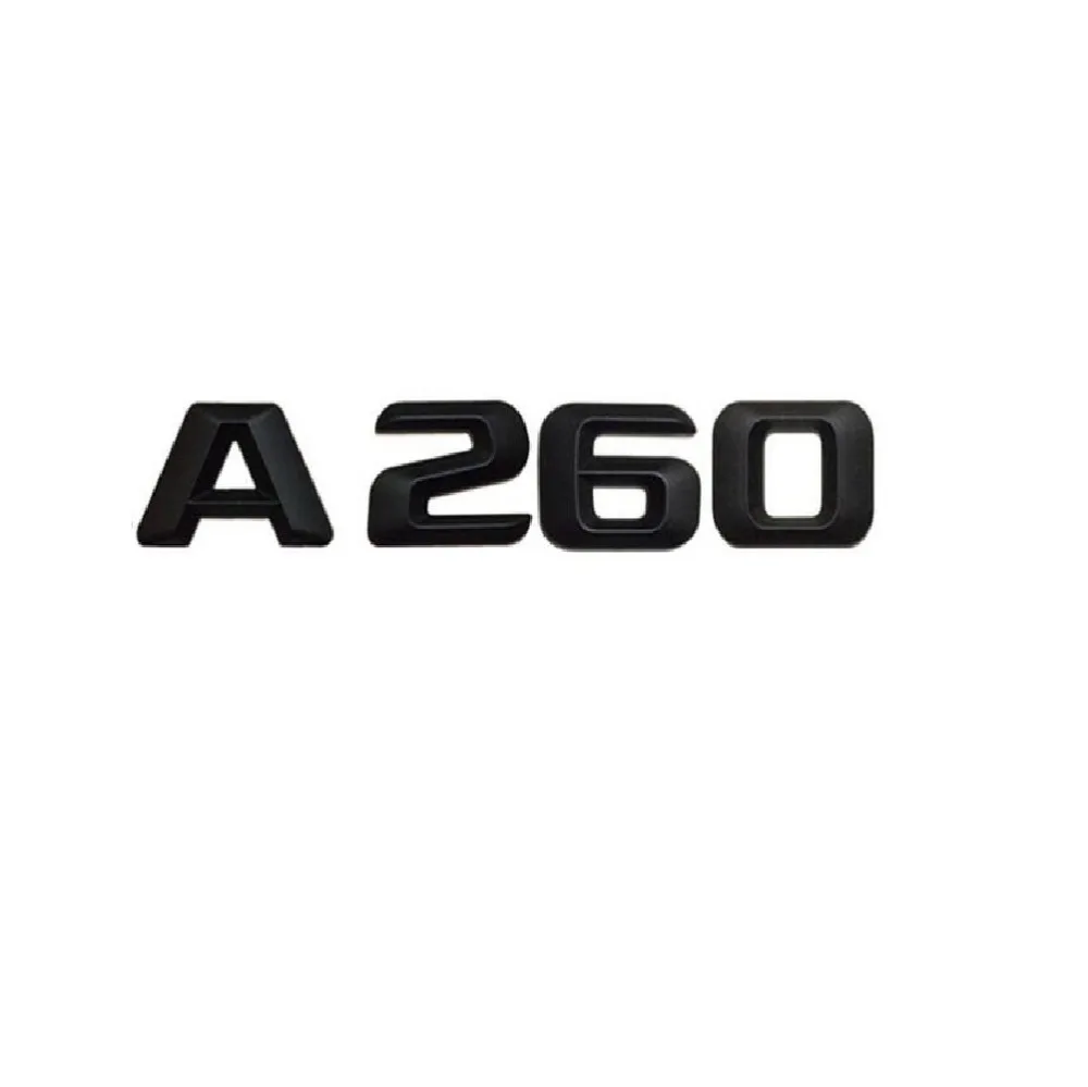 Матовая черная надпись A 260 на заднюю часть БАГАЖНИКА АВТОМОБИЛЯ значок с