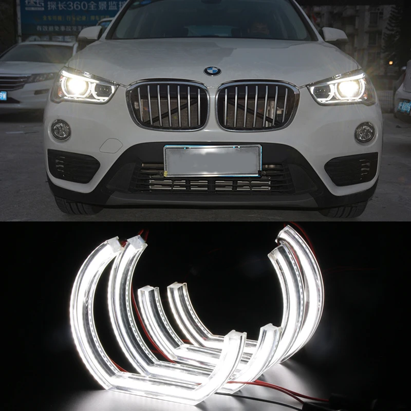 Светодиодный ангельский глаз для BMW DRL 3D DTM LCI M4 Стиль E90 E92 F30 F31 E60 E82 E87 M5 аксессуары