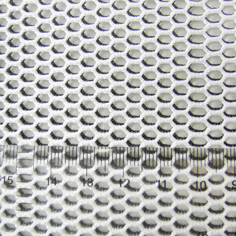 1 ярд двухцветная 3D воздушная сетчатая ткань полиэстер дизайн шестиугольная T Show
