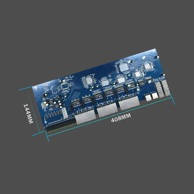24 порта 10/100 Мбит/с + 4 10/100/1000 UTP/SFP POE коммутатор модуль PCBA IP камера планшет|Сетевые
