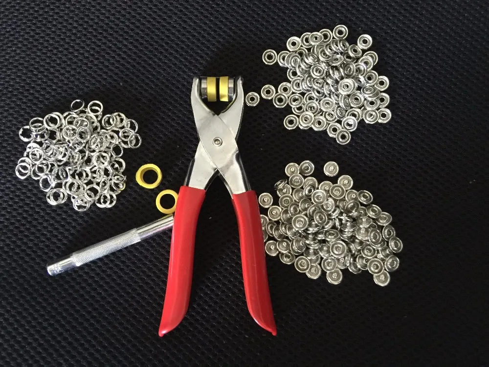 100 компл./лот 9 5 мм Серебряная кнопка пять зубцов детская одежда четыре части