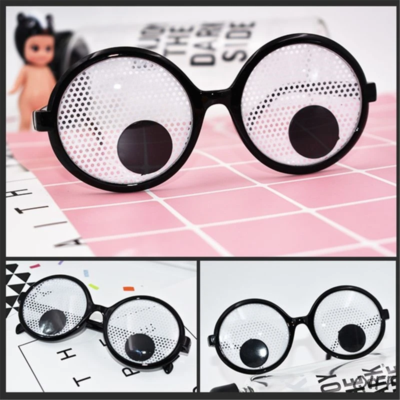 Очки Googly Eyes Пластиковые Круглые вечерние сувениры, новые оттенки, вечерние игрушки, смешные Костюмные очки аксессуары для детей и взрослых
