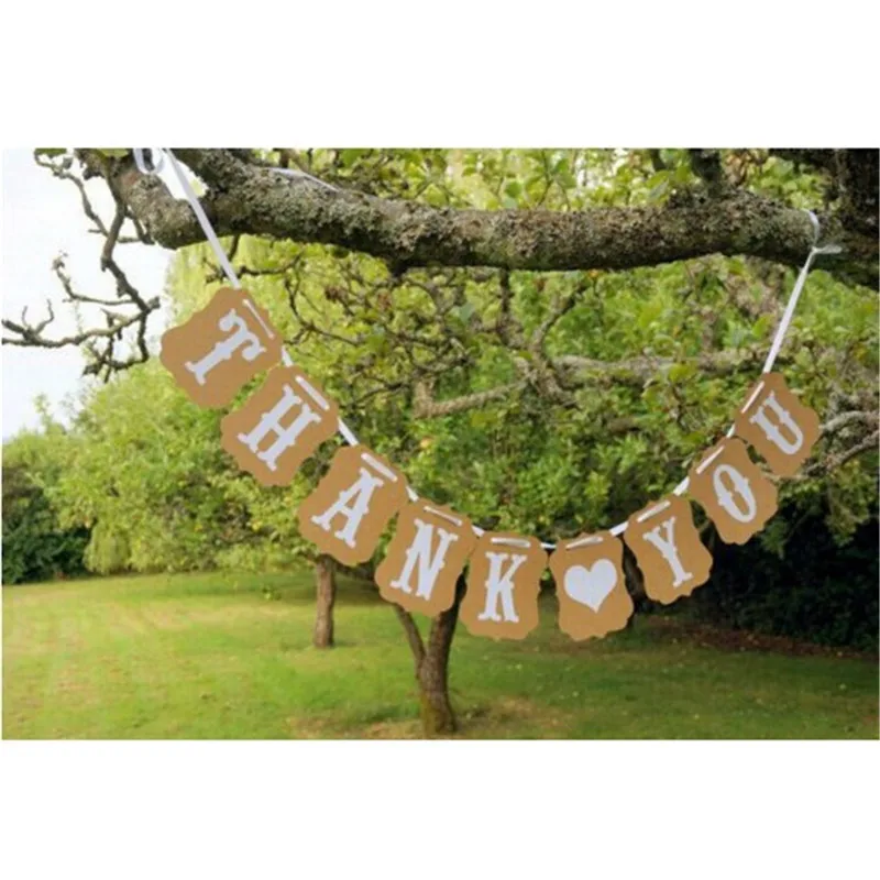 Свадебные спасибо реквизит тянуть флаг брак украшение помещения цветы украшения