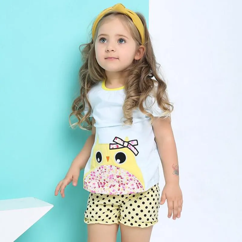 Little maven/Брендовая детская одежда летняя для маленьких девочек хлопковая Футболка