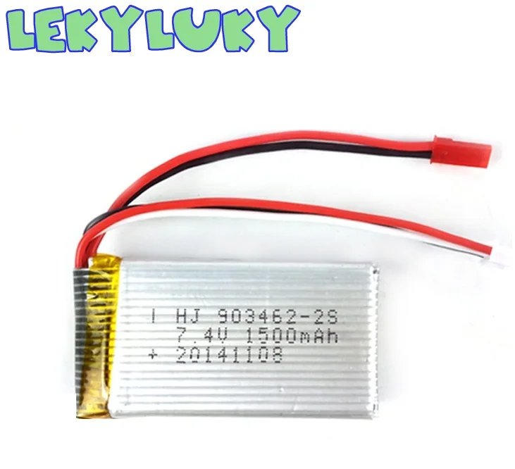 

Литиевая батарея для wltoys L959 L969 L979 L202 V913 R/C, 7,4 В, 1500 мАч