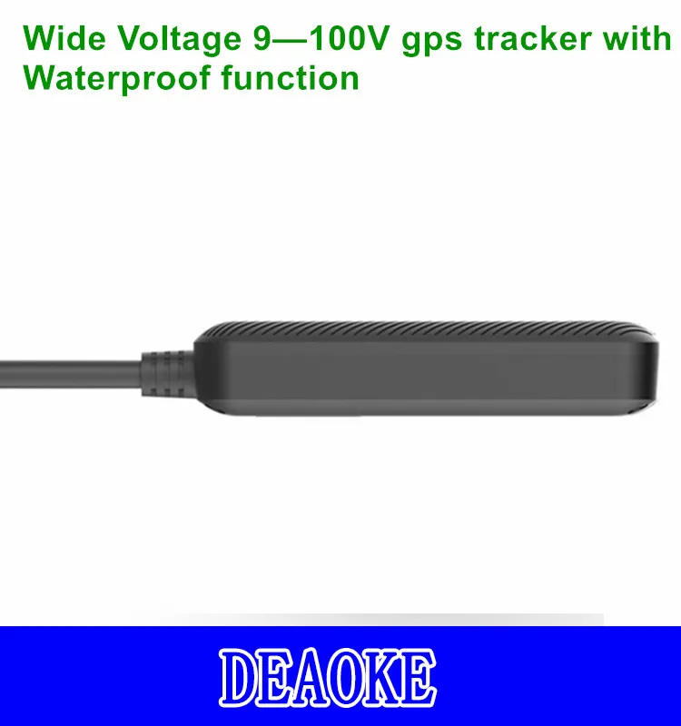 Автомобильный GPS/GPRS/GSM трекер для мотоцикла DEAOKE супер широкий диапазон напряжения