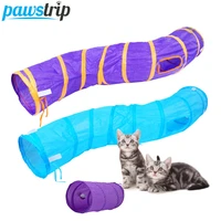 pawstrip 50123cm long collapsible cat tunnel tube interactive cat toys kitten funny playing pet toy for cats petshop