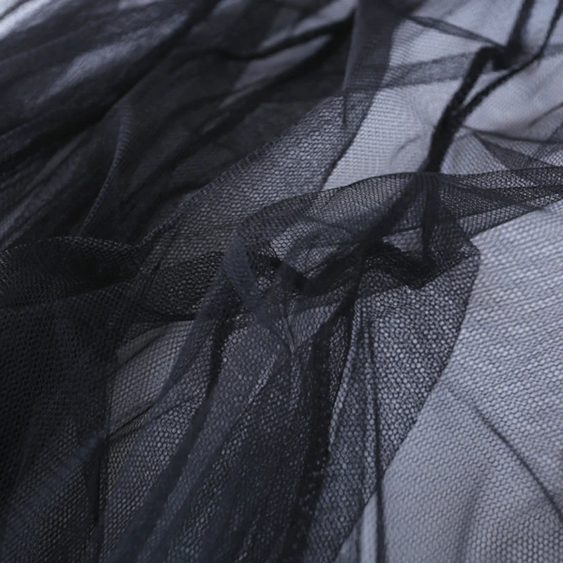 Прозрачная сетчатая сексуальная юбка черные длинные юбки женские летние тюлевые