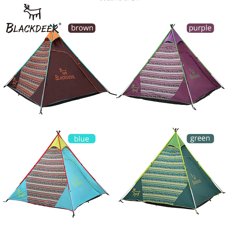 BLACKDEER туристическая палатка в индийском стиле пирамида типи сетка прорезыватель
