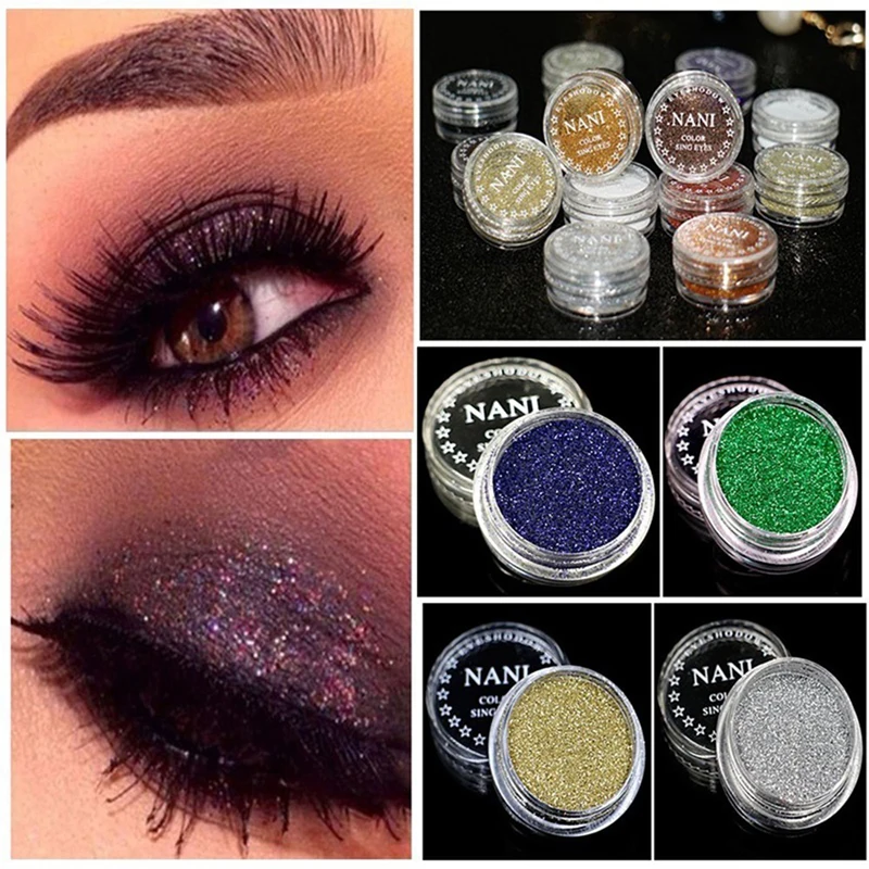 Палитра Maquillaje однотонные мерцающие тени для век пудра инструмент макияжа