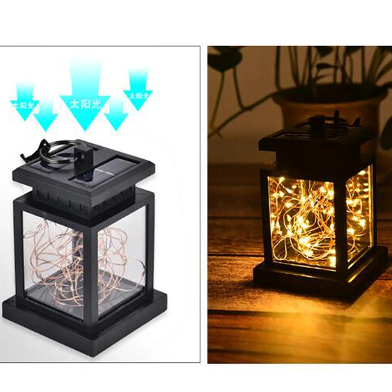 Водонепроницаемый светодиодный садовый светильник на солнечной батарее