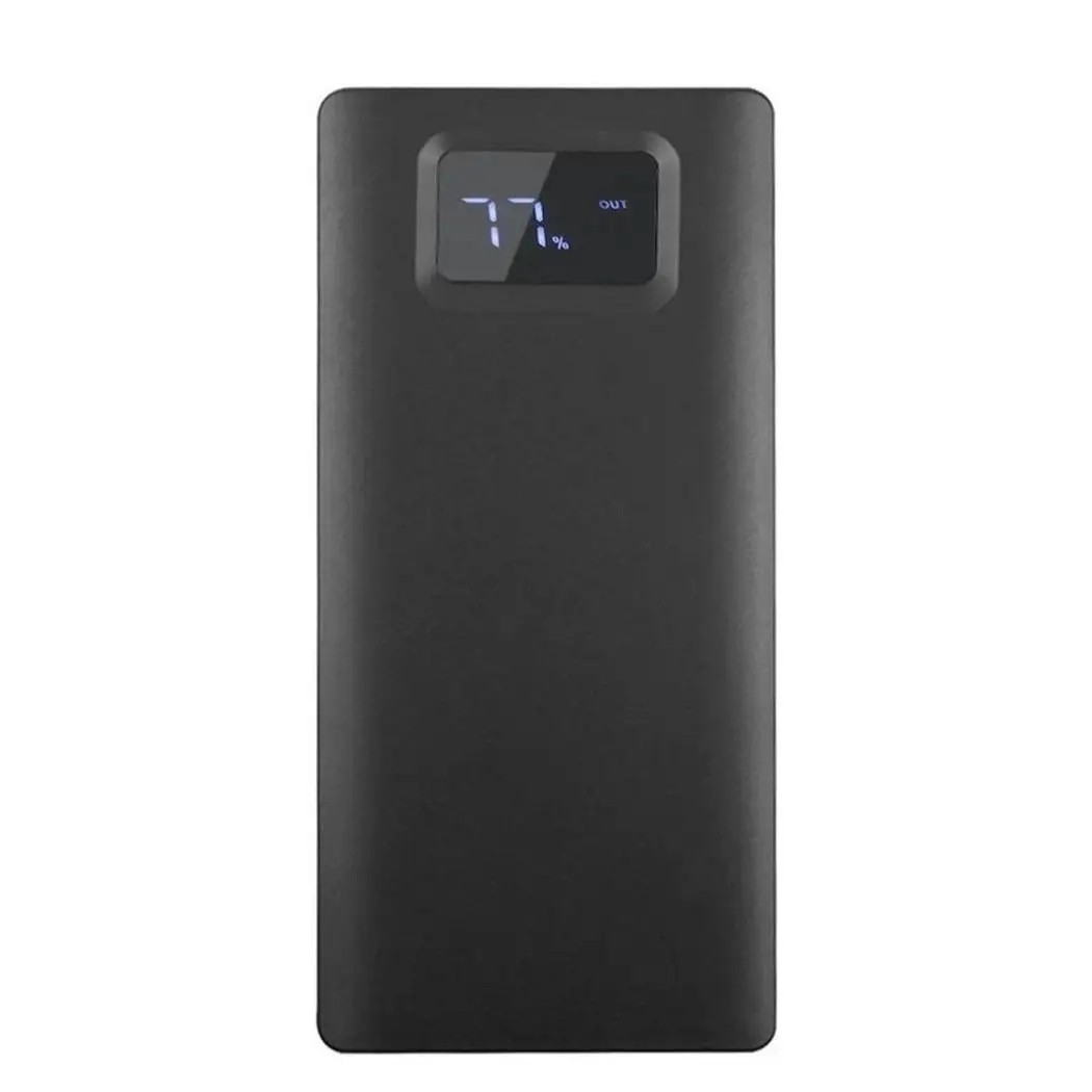 Ультра-тонкий портативный 20000 mAh банк силы двойной USB светодиодный цифровой