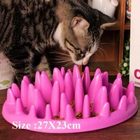 27x23cm cat catch interactive feeder bowl slow feed anti gulping bloat stop pet bowl slow feed dog bowl puppy feeding bowls
