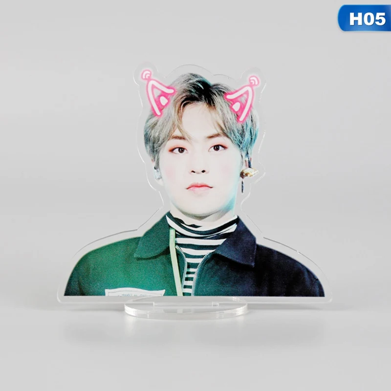 Kpop EXO Members Kawaii стоящая фигурка, кукла, акриловая, стоячая, декор стола, Канцелярский набор - Цвет: 5