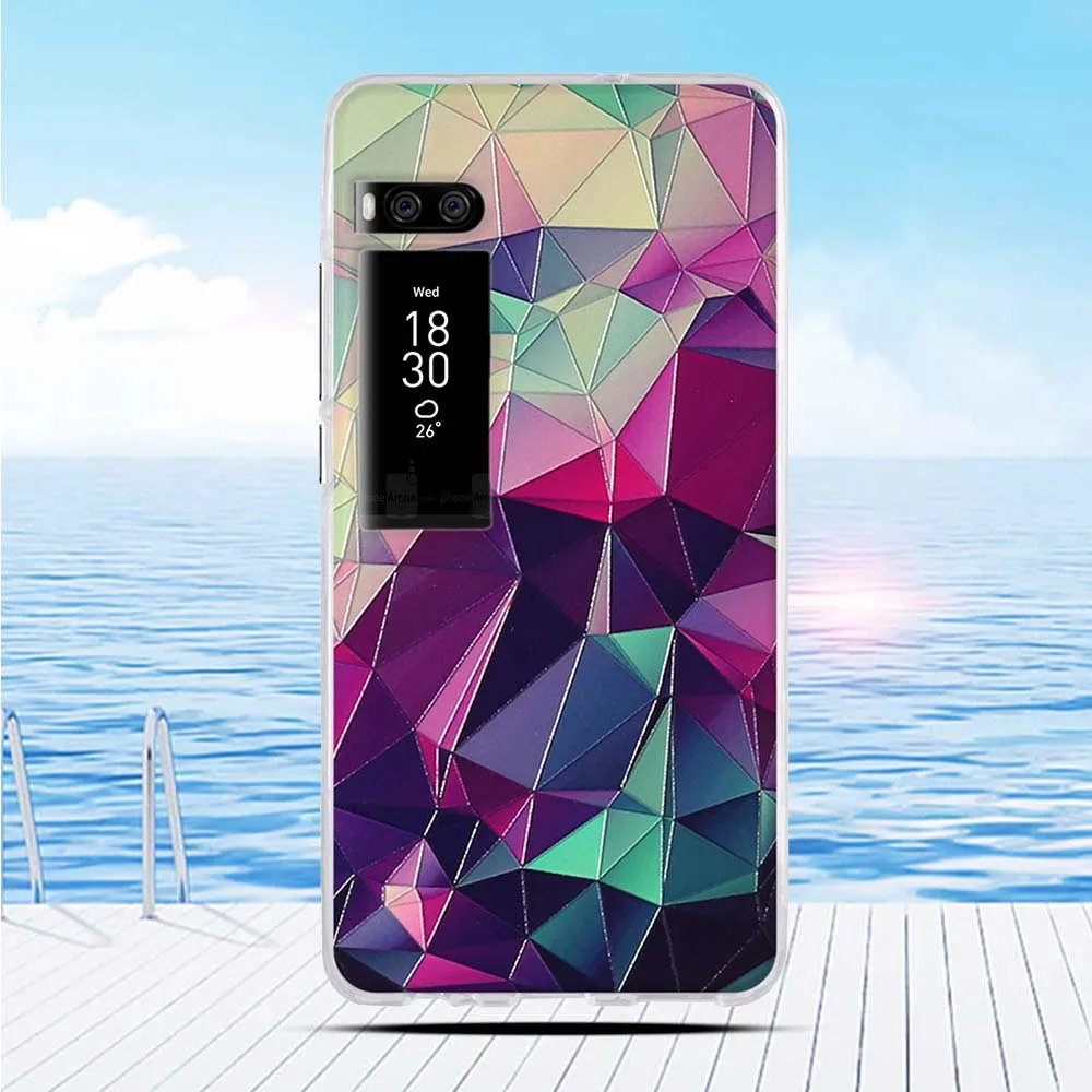 Чехол для Meizu Pro 7 PRO7 мультяшный 3D рельефный чехол с цветочным рисунком задняя