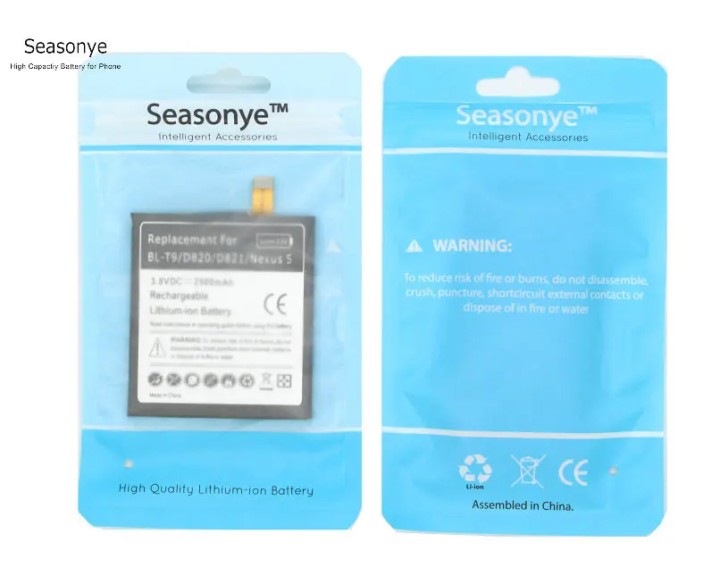 Seasonye BL T9/BL T9/BLT9 2500 мАч запасная батарея для мобильного телефона подходит LG Google Nexus5