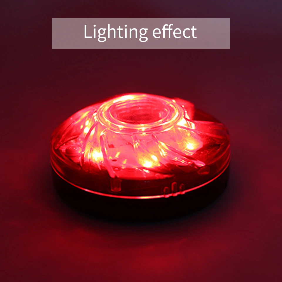 Многофункциональный Аварийный сигнальный фонарь Geoeon красный Дорожный магнитное