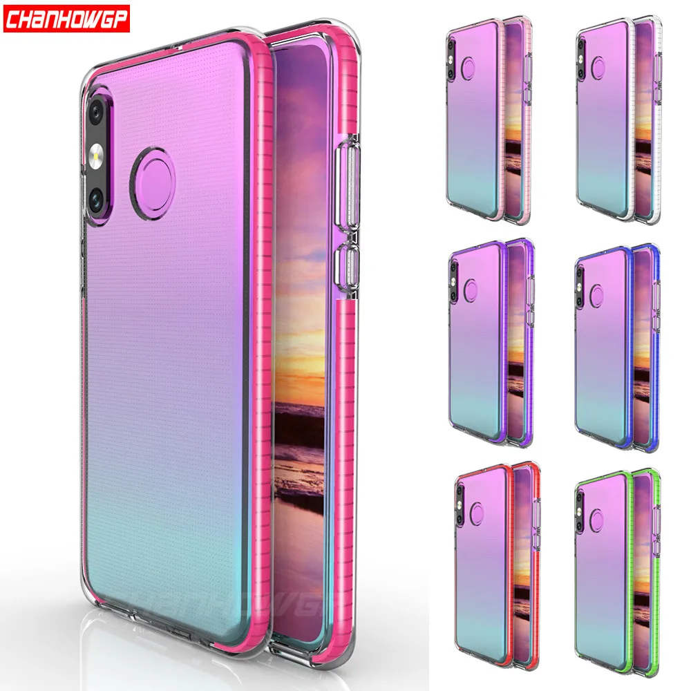 Прозрачный Двухцветный силиконовый чехол из ТПУ для Xiaomi Redmi Note 7 6 Pro чехлы 6A 6Pro Mi A2