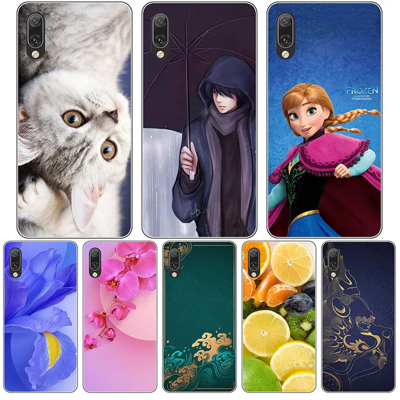 Милый модный чехол с цветочным рисунком для Sony Xperia L3 L 3 чехла принтом телефона Fundas