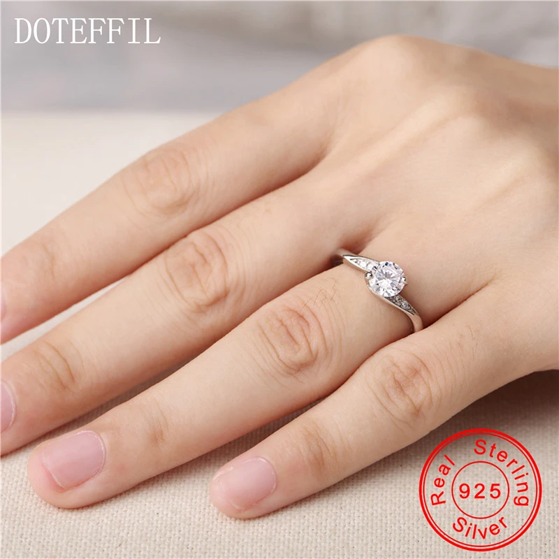 Женское кольцо из серебра 925 пробы с фианитом|round ring|fashion ringsring fashion |