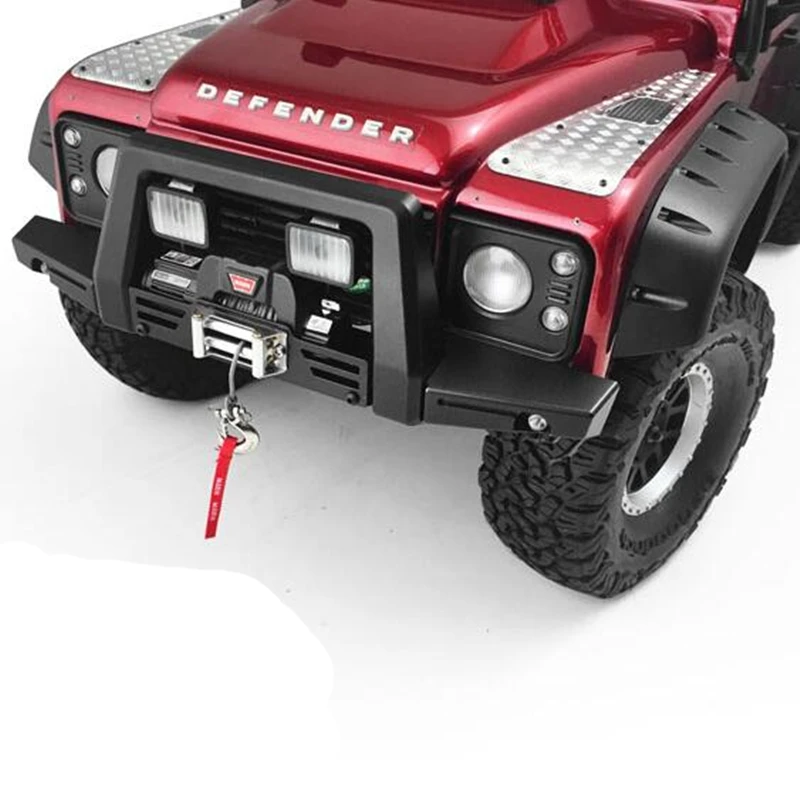 Задний бампер с прожектором в сборе для модели автомобиля 1/10 rc crawler trx4 D110|Детали и