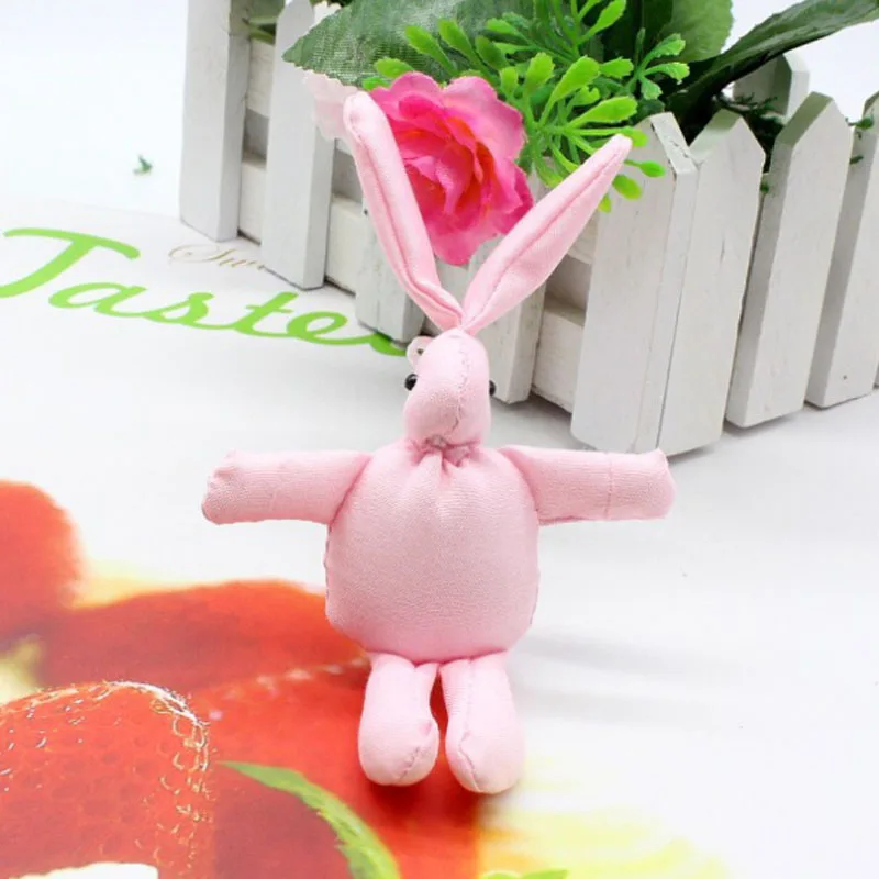10Pcs/Lot Mini Rabbit Stuffed Plush Toys Small rabbit pelucia Pendant Kids Birthday Gift Party Decor dolls 017 | Игрушки и хобби