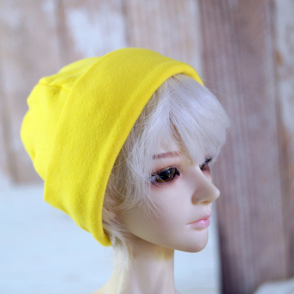 

Yellow Cap Hat Beanie For 1/6 11" 1/4 17" 1/3 24" 60CM Tall BJD SD MSD YOSD DK DZ AOD DD Doll Free Shipping HEDUOEP