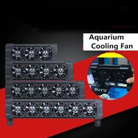 aquarium cooling fan 23456 fans fish tank cold wind chiller wind dc12v marine temperature controller 90 rotating mounter