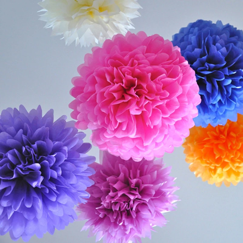 15 шт разных цветов 6 &quot8&quot 10 &quotсмешанные размеры бумажные цветы Diy шар Свадьба