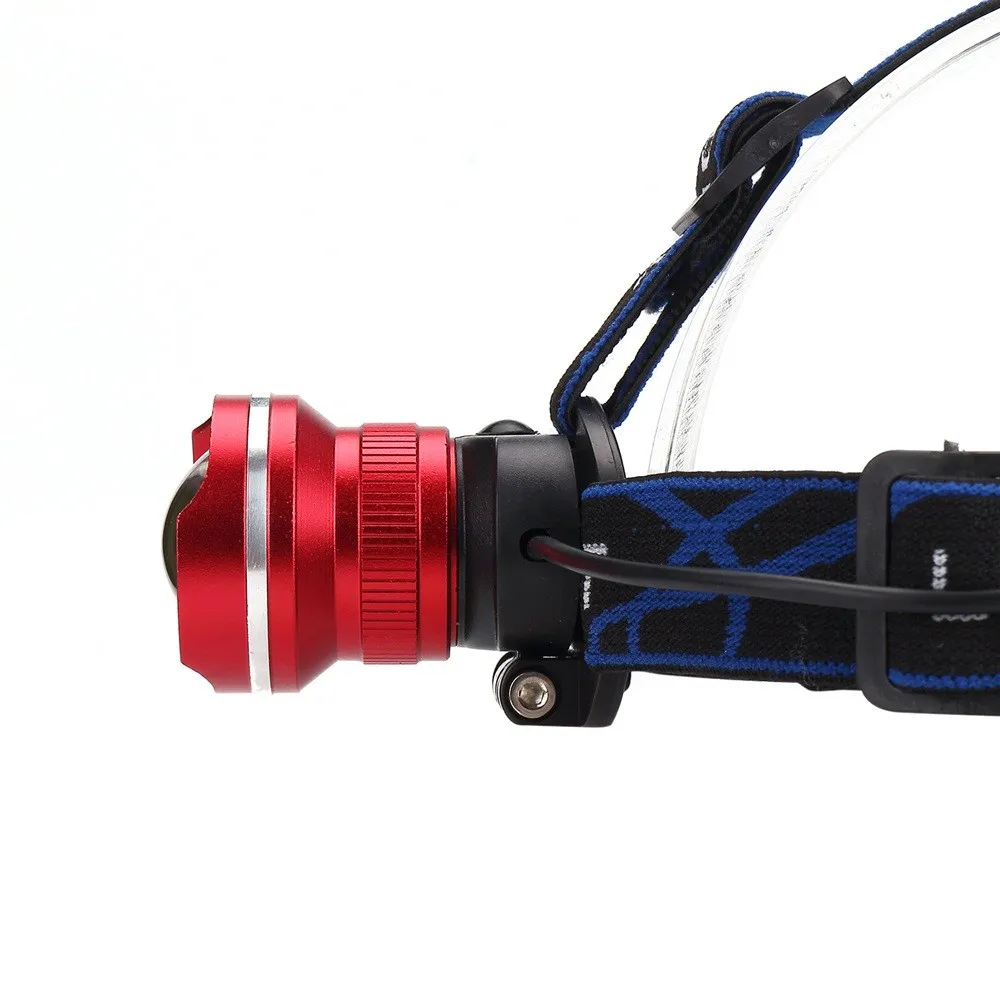 AloneFire HP87 2000Lm CREE XML T6 Zoom светодиодный налобный светильник, налобный фонарь, налобный светильник, масштабируемый регулируемый фокус для велосипеда, кемпинга, пешего туризма
