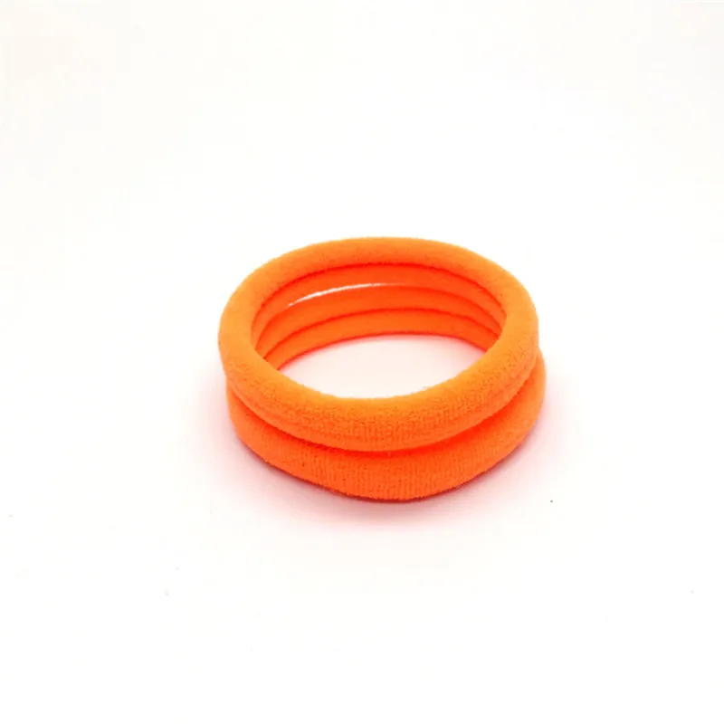 50pcs Amozae/100 шт./партия, аксессуары для волос для девочек и девочек, резинки, черный, белый,, держатель для конского хвоста, 40 мм, эластичная лента для волос - Цвет: 50pcs