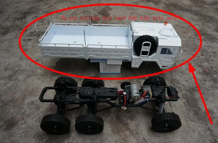 Кузов грузовика Rock Cralwer Military HG 6X6 G63 AMG для SCX10 RC8WD UC6 MC6 XC6 KC6 6WD CROSS beast II 6 колес 1/10 |