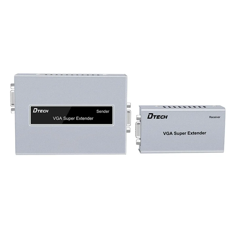 DT 7020B VGA удлинитель 300 м к RJ45 усилитель сигнала HD одиночный сетевой кабель