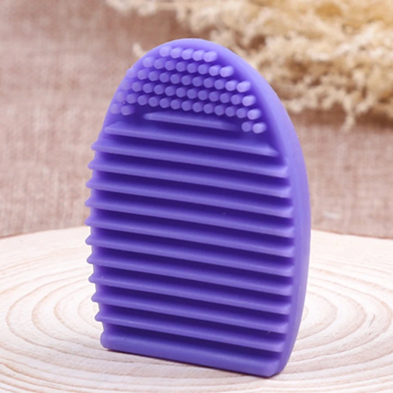 Силиконовые яйца перчатки Форма кисти для макияжа очистки промываемый скребок