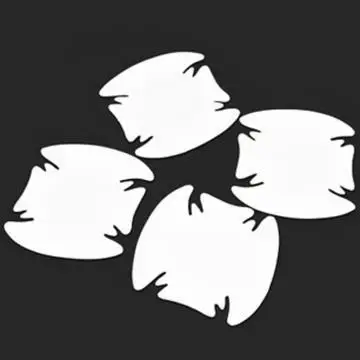 4 шт. Универсальная автомобильная наклейка на дверную чашу ручку автомобиля