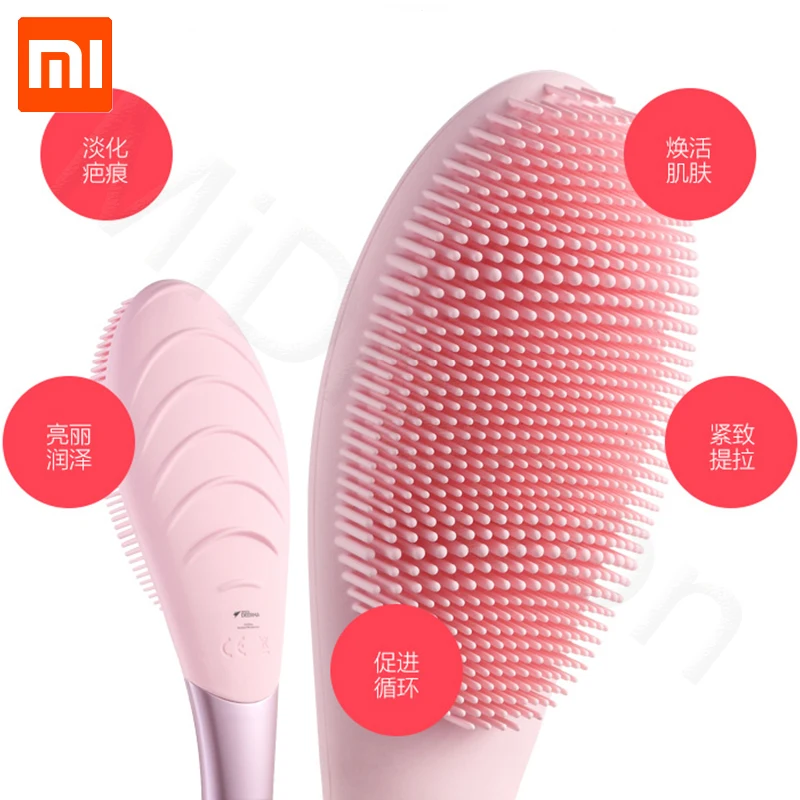 Оригинал Xiaomi Deerma отрицательная ионная Массажная щетка для ванны длинный скребок
