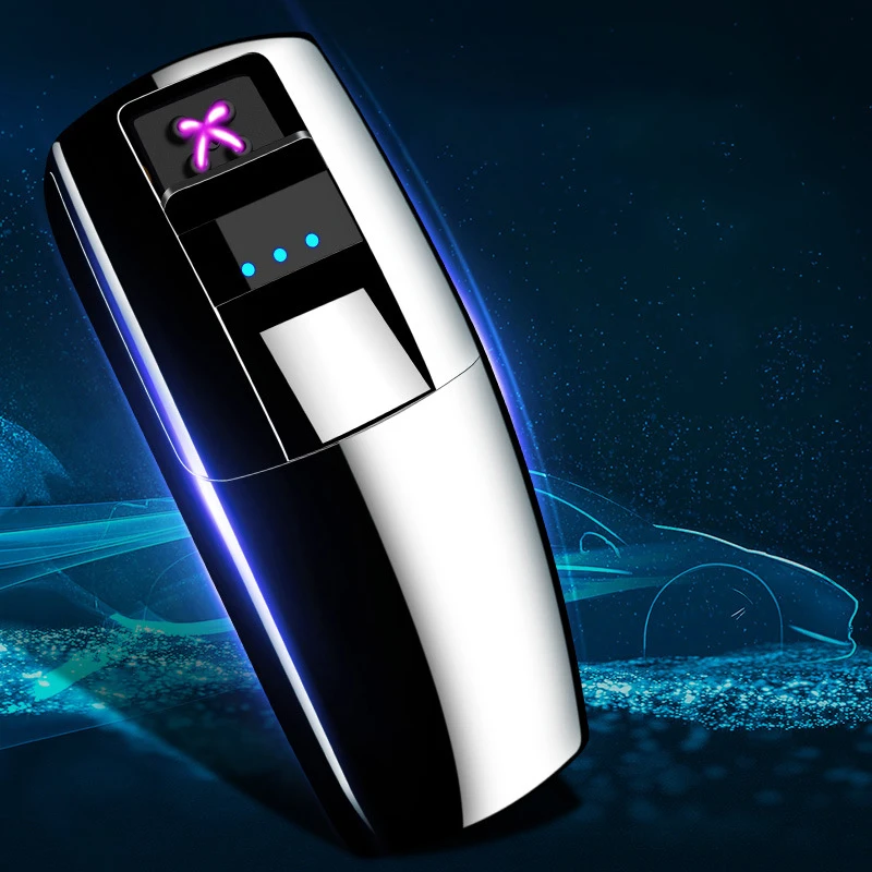 USB ветрозащитная беспламенная плазменная зажигалка с сенсорным датчиком без