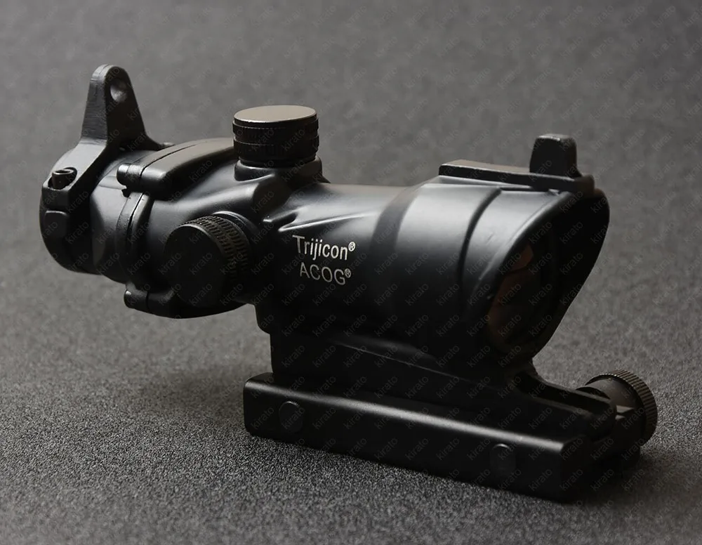 Тактический trijicon acog Стиль 4x32 винтовки прицел с Пикатинни Крепление база M2833