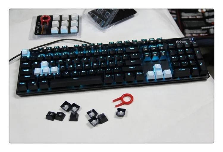 PBT с подсветкой клавиша крышка s WASD/ESC/направление Cherry MX клавиша крышка s с клавишей крышка съемник для MX переключатели с подсветкой Механическая игровая клавиатура