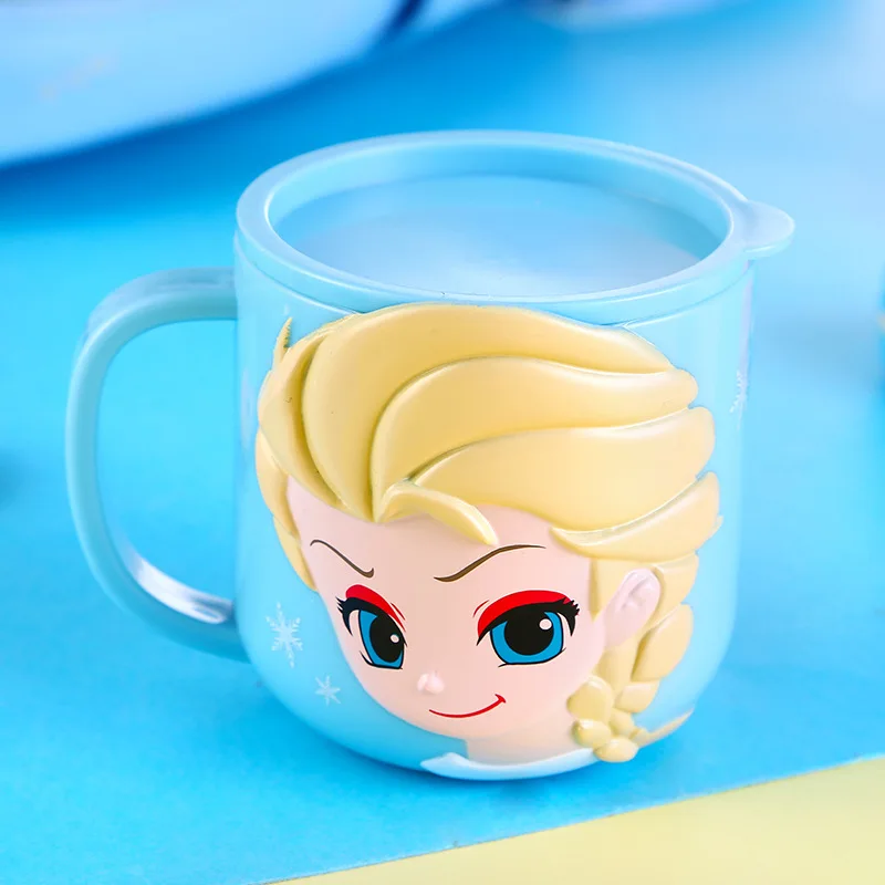 Disney детские чашки безопасный ABS животное Милый ребенок посуда для питья с ручкой