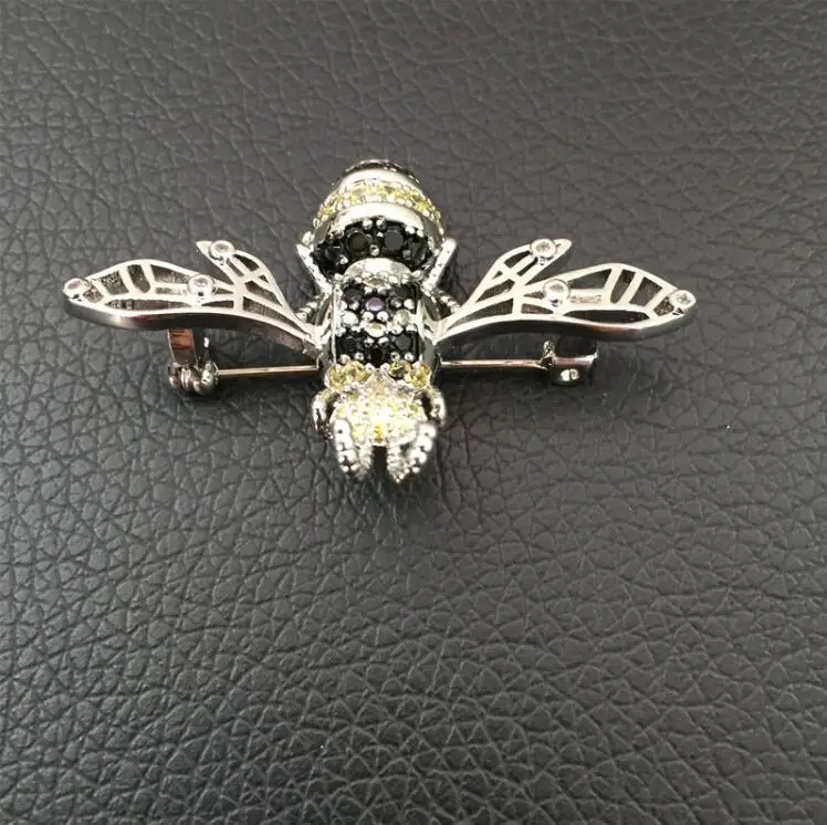 Taobao day cat bee copper zircon pin 1503 sell like hot cakes | Украшения и аксессуары