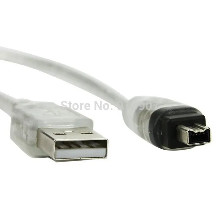 Zihan IEEE 1394 Firewire 4-контактный переходник iLink с внешней резьбой на USB-шнур 100 см |
