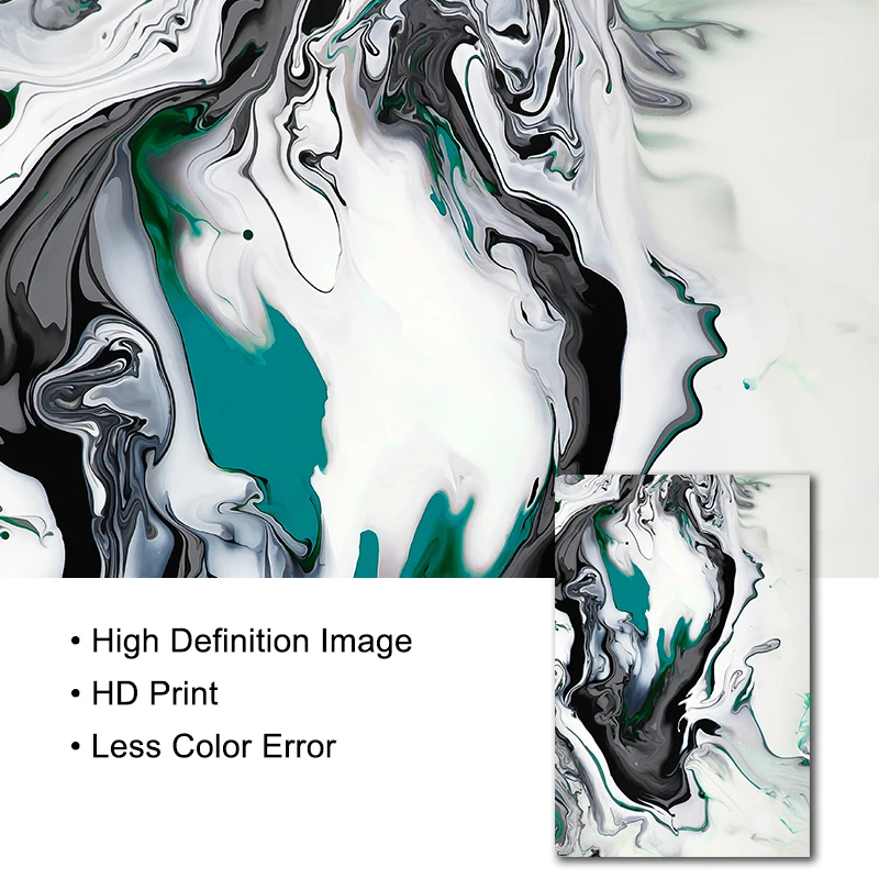 Голубая абстрактная фотография современные плакаты и принты Картина на холсте