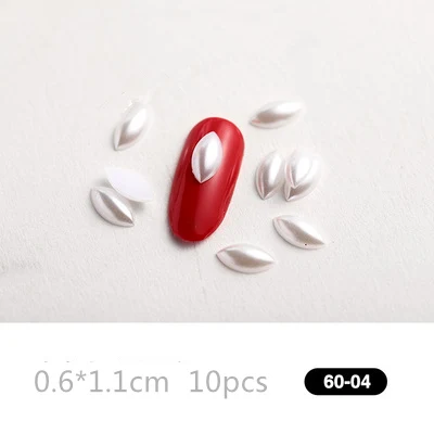 4 1 сумка жемчужные камни 3D бусины для ногтей аксессуары маркиза украшенное жемчугом капли воды гвозди шпильки все для ногтей украшения - Цвет: 4