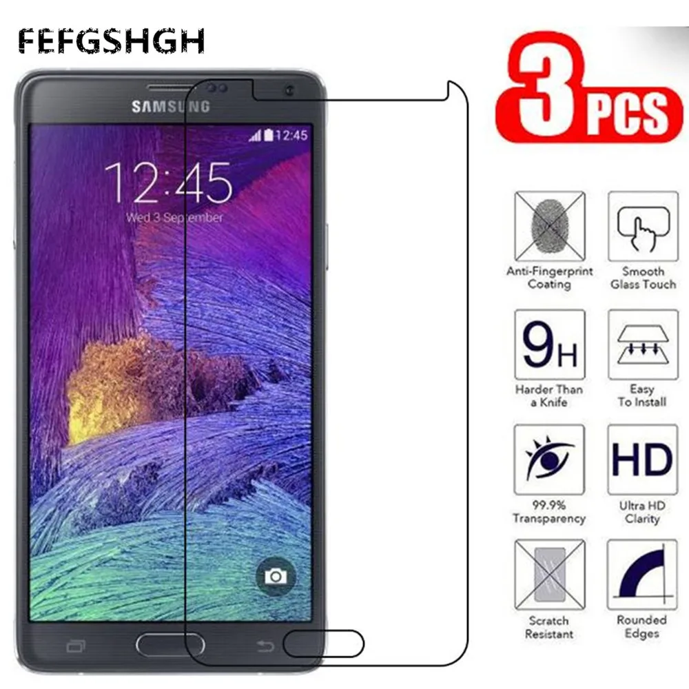 

Закаленное стекло для Samsung Galaxy Note 4, Защитная пленка для экрана Samsung Galaxy Note 4, N9100